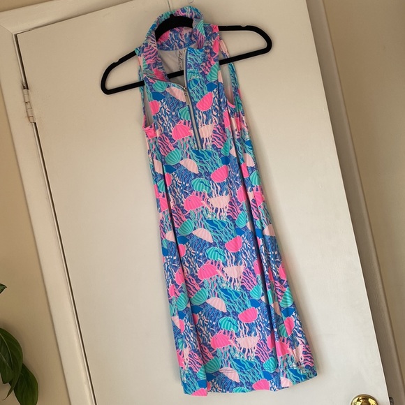 Anthony’s resort wear jellyfish pattern upf 50+ dress - Picture 5 of 8